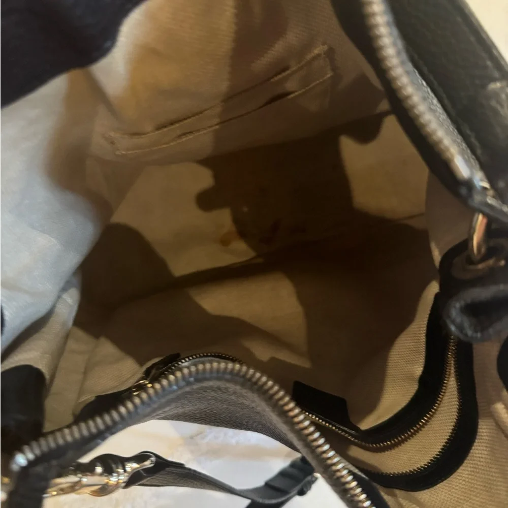 Gucci Black Pebbled Leather Shoulder Bag - Picture 6 of 6